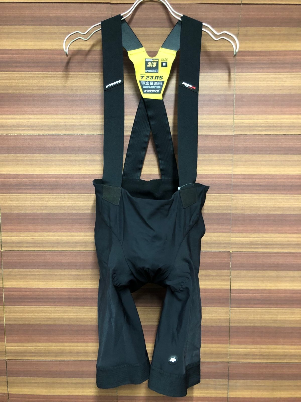 IR651 アソス assos EQUIPE RS Bib shorts T23RS S9 ビブショーツ 黒 M 裏起毛