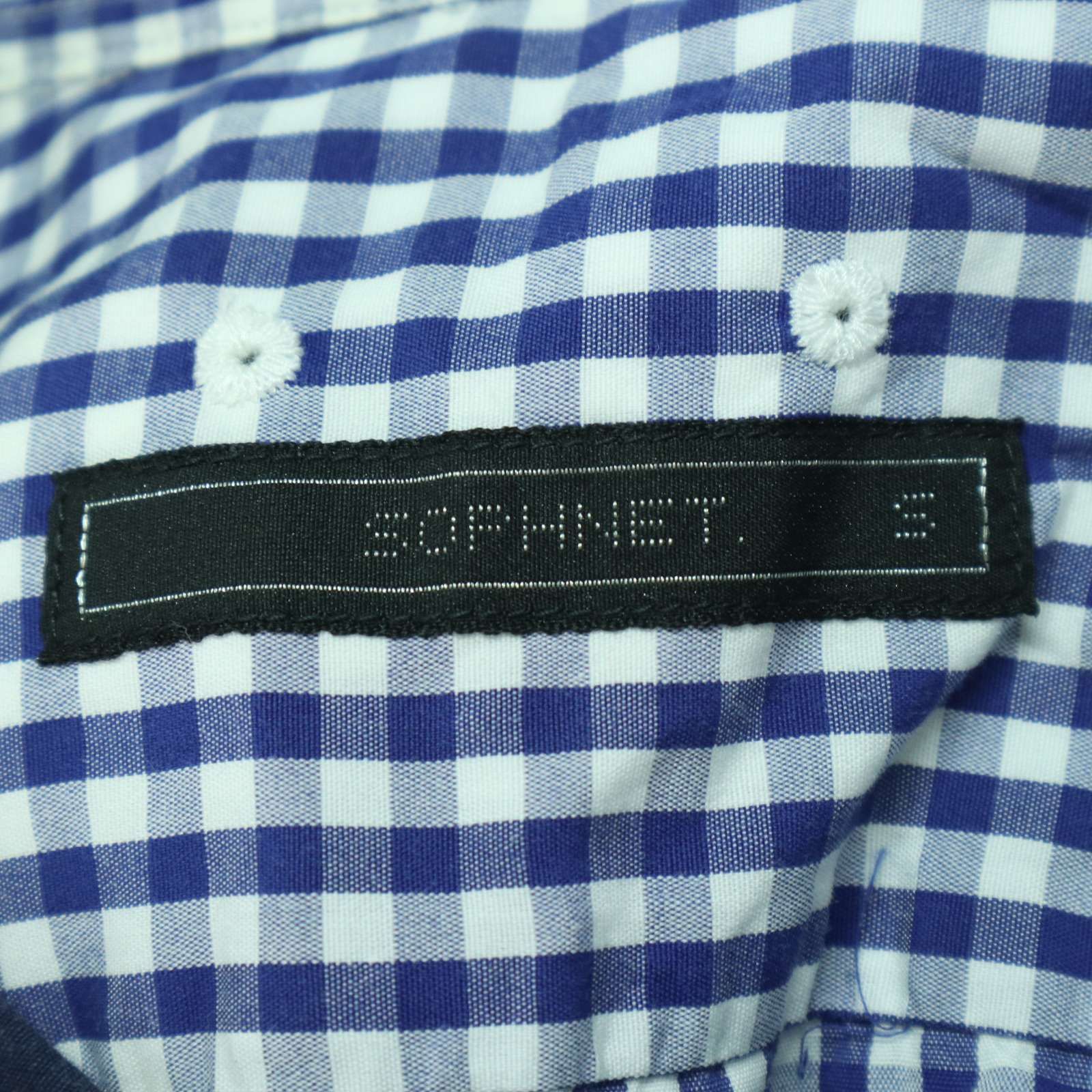 ■美品■SOPHNET. 切り替えし ギンガム チェック柄 シャツ■M■スター柄 SOPHNET. ソフネット 通年☆ 長袖 ギンガムチェック 星柄 迷彩柄