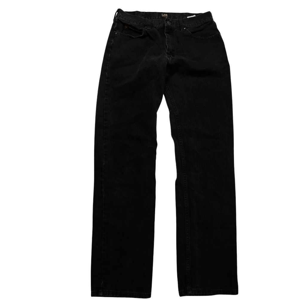 古着卸 ブラックデニム パンツ 7枚セット メンズ 34 38 42 革パッチ フェード コインポケット 古着 NC1341