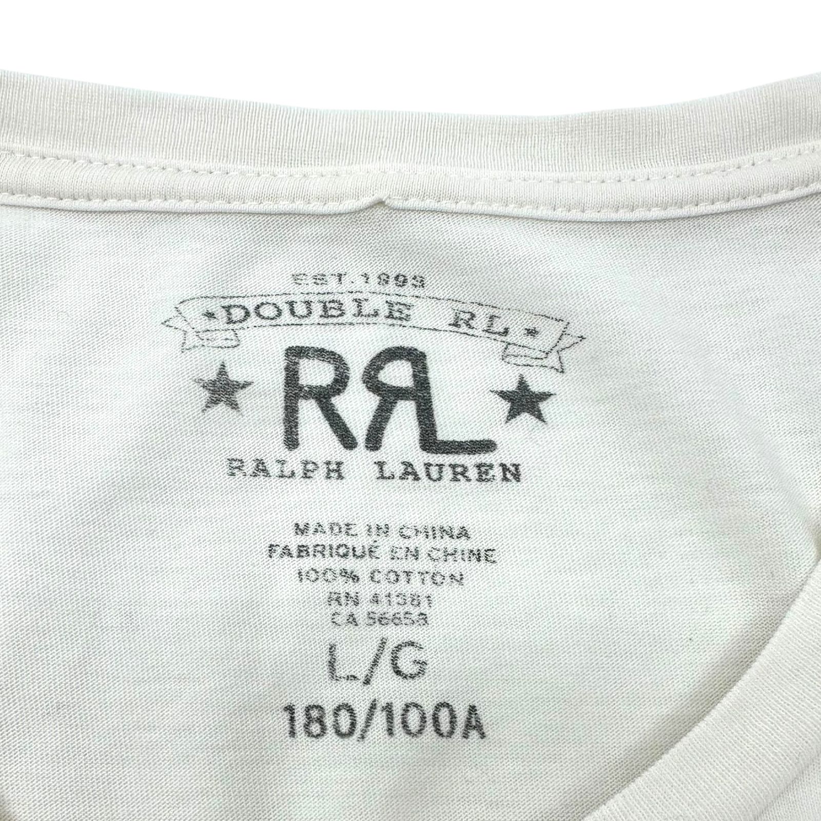 RRL(ダブルアールエル) RRL” Front Logo Crew Neck T-Shirt RRL(ダブルアールエル) RRL” Front Logo Crew Neck T-Shirt