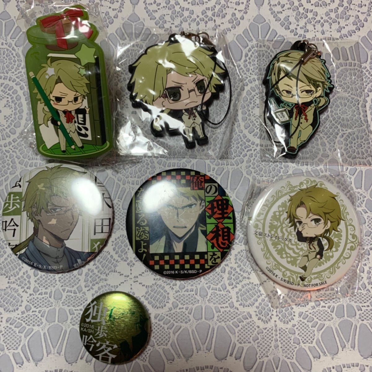 文豪ストレイドッグス 国木田独歩缶バッジ他 - メルカリ