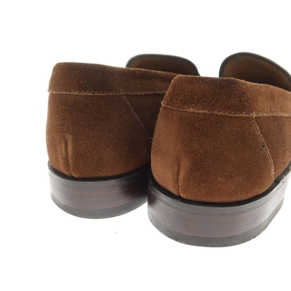 中古】ローク Loake スエード コインローファー ブラウン 中古】ローク Loake スエード コインローファー ブラウン