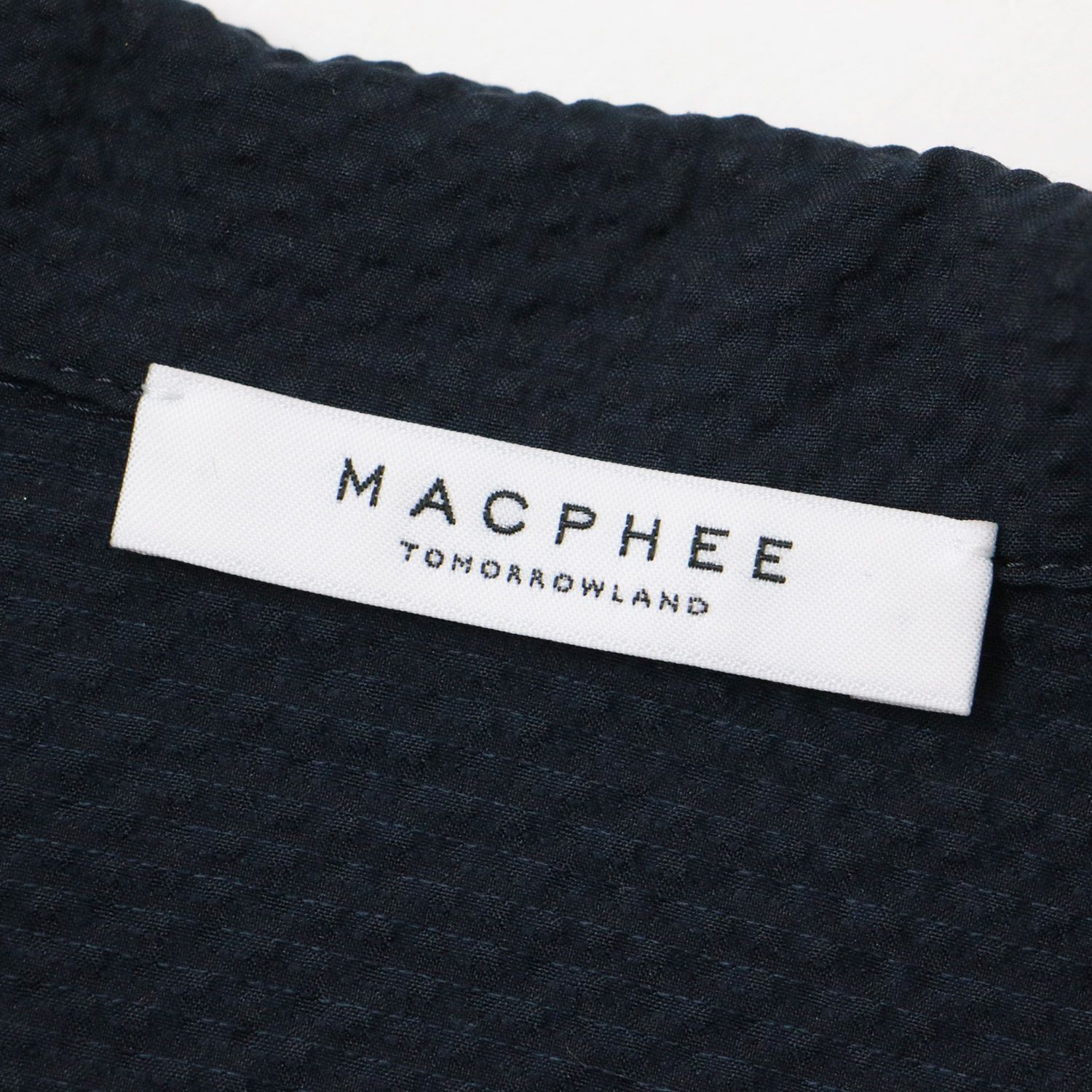 美品 MACPHEE マカフィー コットン シャツジャケット テーラード