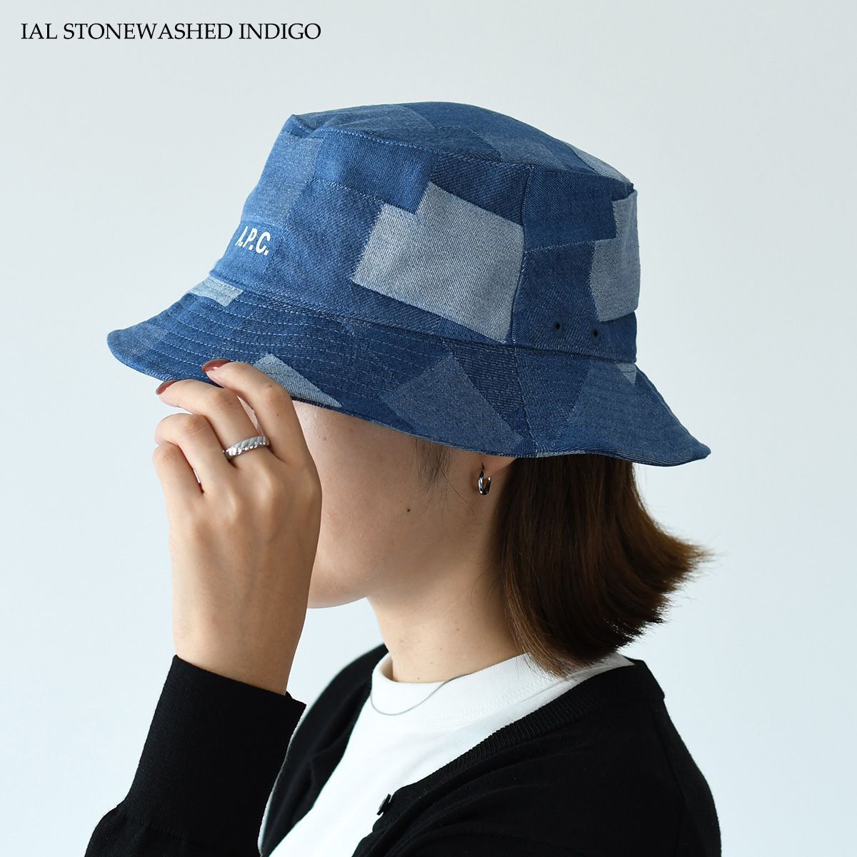 A.P.C.｜ロゴパッチ バケットハット 58 （A.P.C.【バケット