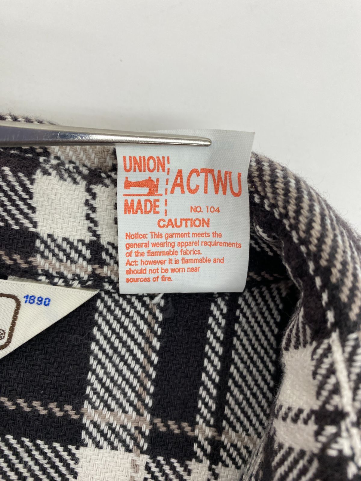 FIVE BROTHER 三角タグ 復刻 チェックネルシャツ 【M128
