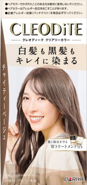 まとめ買い-30点セット クレオディーテ クリアリーカラー チャイティーベージュ ダリヤ ヘアカラー 白髪用