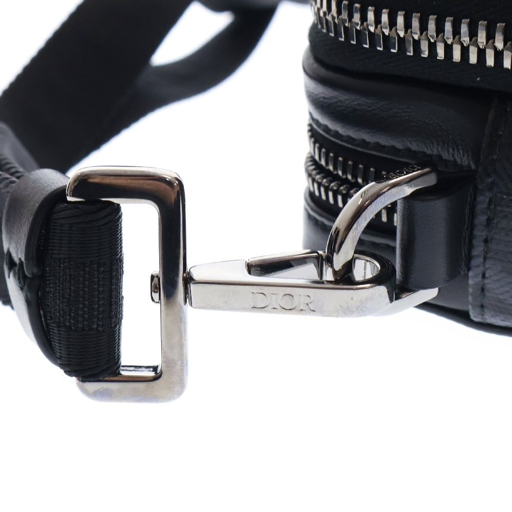 DIOR (ディオール) CDダイヤモンド クロスボディバック ブラック  