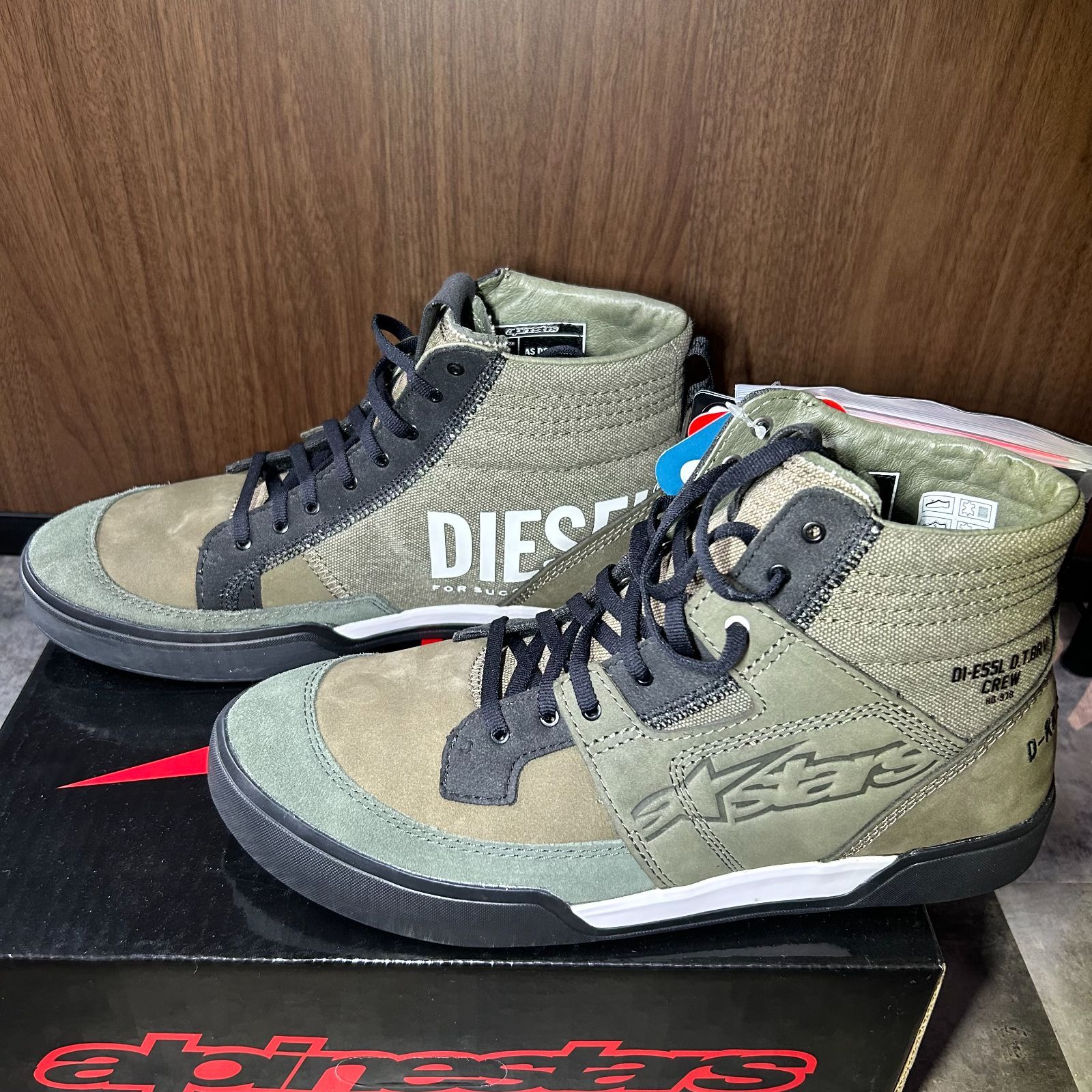 アルパインスターズ×ディーゼル AS-DSL AKIO SHOE 616GREEN