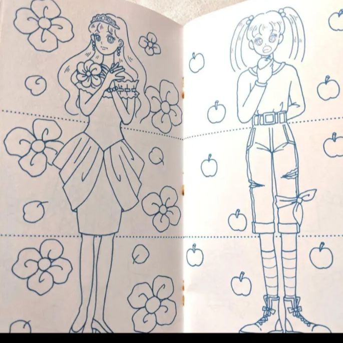 ☆セイカ 魔法の妖精ペルシャ きせかえ ぬりえ☆