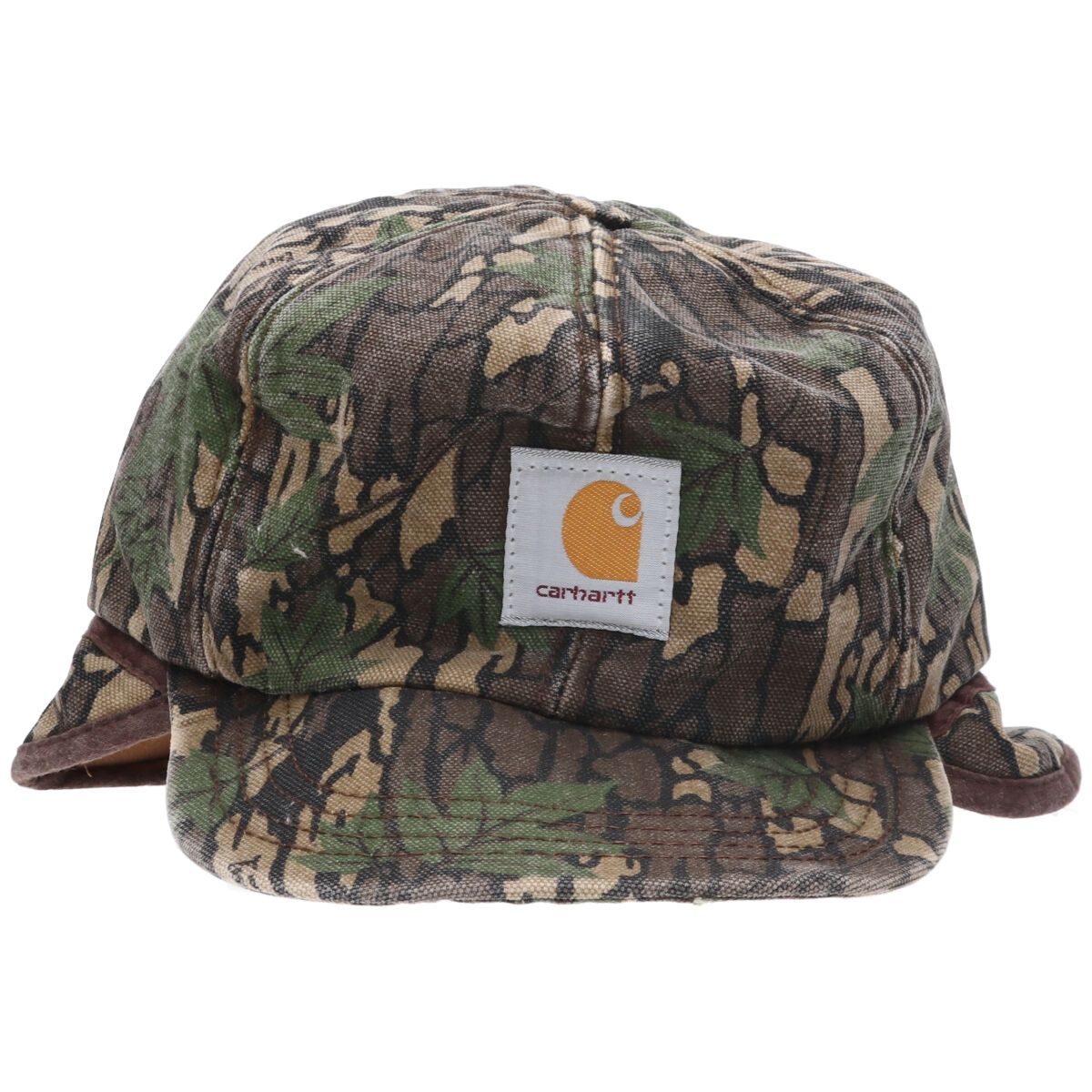古着 カーハート Carhartt 迷彩柄 リアルツリーカモ キャップ USA製