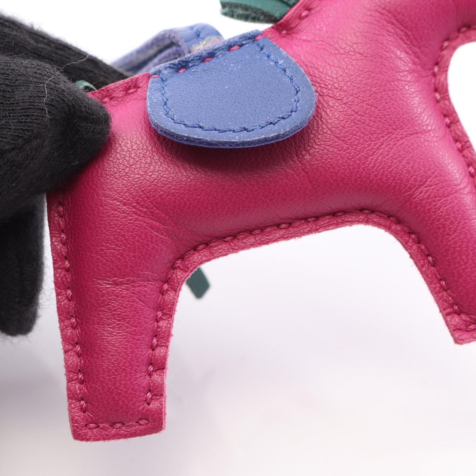 エルメス HERMES チャーム ロデオPM ローズパープル/ブルー