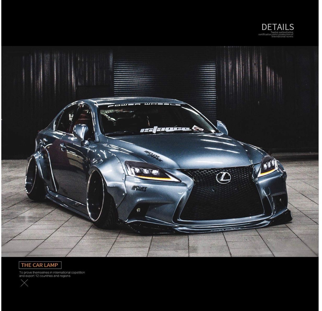 レクサスIS20系流れるウインカーLEDヘッドライト