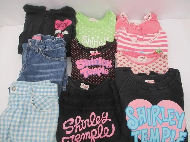 シャーリーテンプル Shirley Temple スウェット フード付きパーカー 半袖カットソー デニム ジーンズ 等 10点 120～140cm キッズ