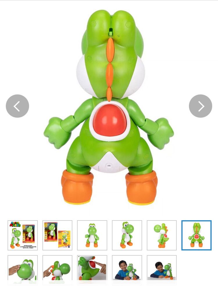新品 トーキングフィギュア ヨッシー　スーパーマリオ LET'SGO,YOSHI トーキングフィギュア LET'S GO, YOSHI｜三英貿易株式会社