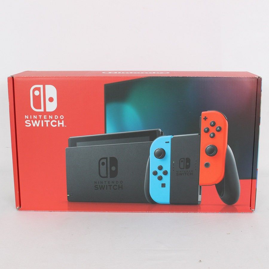 美品】Nintendo Switch HAD-S-KABAA バッテリー強化版 ネオン