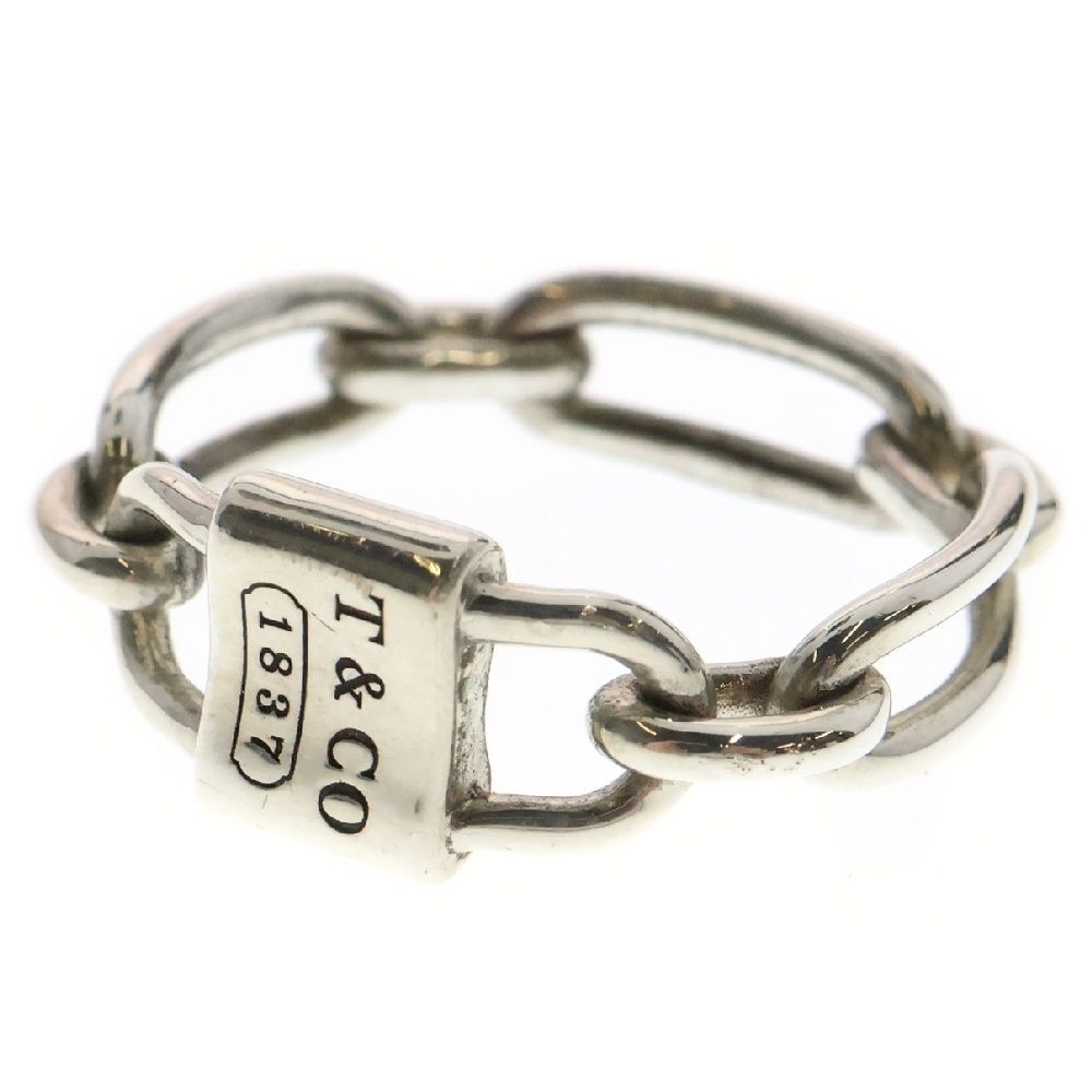 ティファニー 1837™ ダブル ロック リング スターリングシルバー