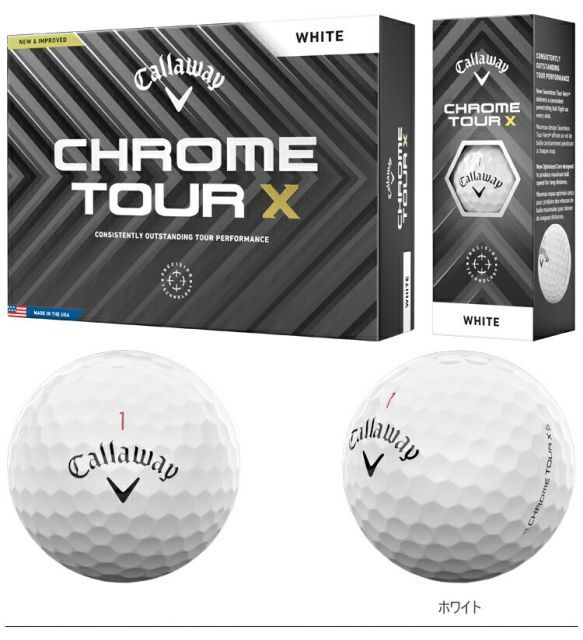 エックスゴルフボール5ダースセット60個入りCALLAWAY CHROME
