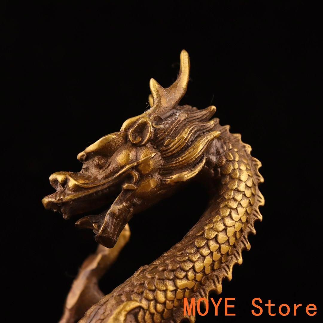 竜 五爪金竜 銅製品 装飾品 工芸品美術品 置物 竜 五爪金竜 銅製品 装飾品 工芸品美術品 置物 - メルカリ