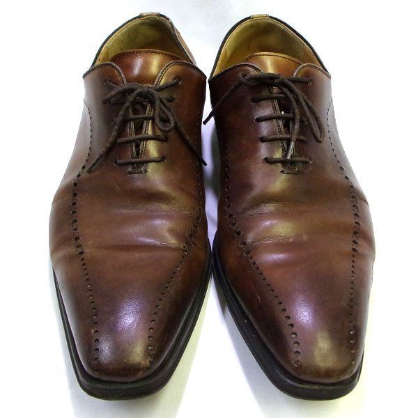 洗浄済み MAGNANNI マグナーニ ビジネス シューズ 靴 レザー 41 【330629】