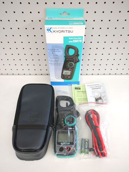 共立/キョーリツ ACデジタルクランプメーター KEW2007R 共立電気計器⁄KYORITSU 交流電流測定用クランプメーター⁄デジタル