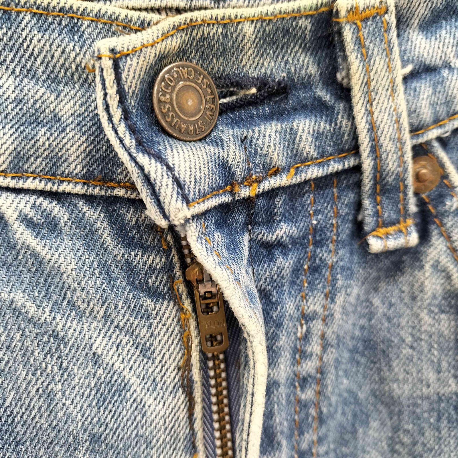 リーバイス Levis 80S USA製 talonジップ オレンジタブ ボタン裏532