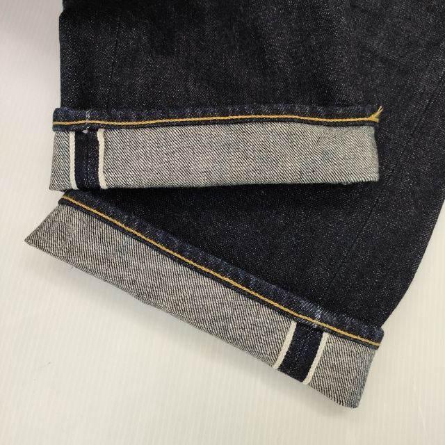 YAECA ストレートデニム 定価22000円 4-14W サイズ30 ジーンズ インディゴ デニムパンツ ネイビー レディース ヤエカ 5-0914G∞ DECORATOM_COM_BR