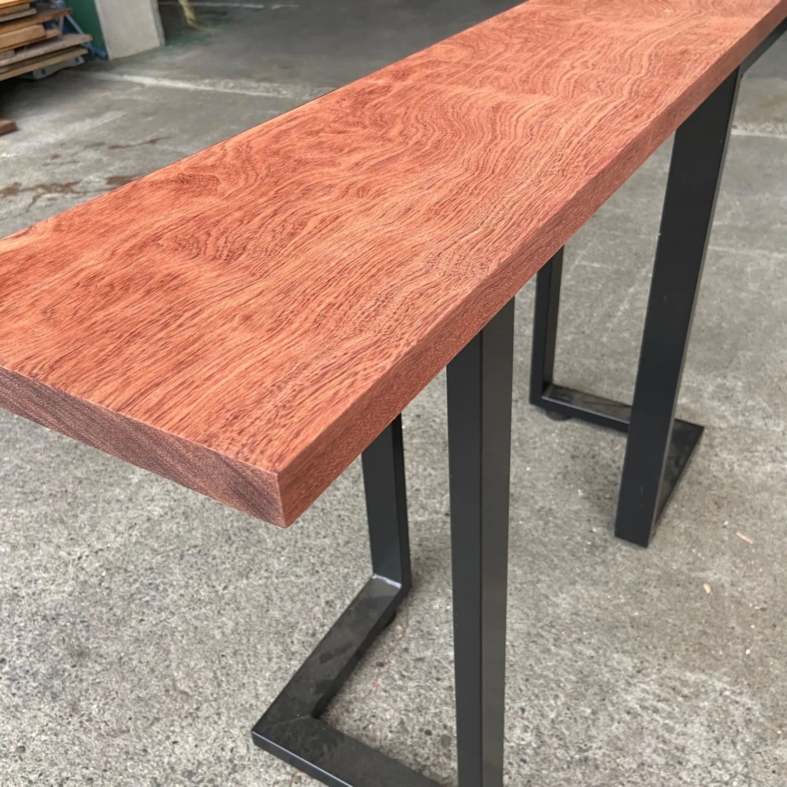 ブビンガ 一枚板 無垢材 DIY木材 カウンターテーブル 棚板 インテリア