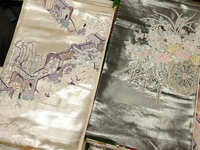 平和屋本店□袋帯 西陣 まとめて100点 鳳凰 向かい鶴 人物