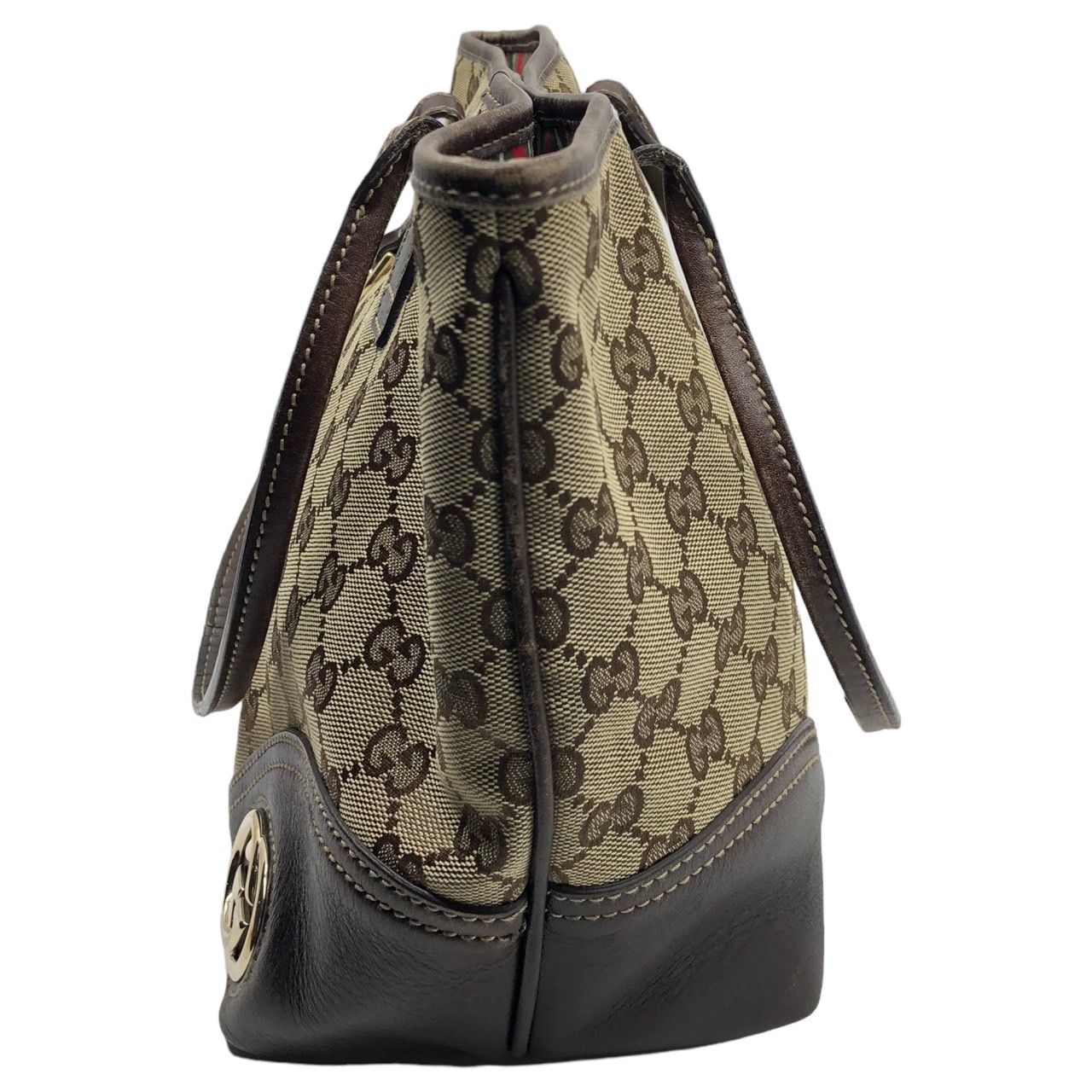GUCCI(グッチ) GGキャンバス/ニューブリット/レザートートバッグ/ワン