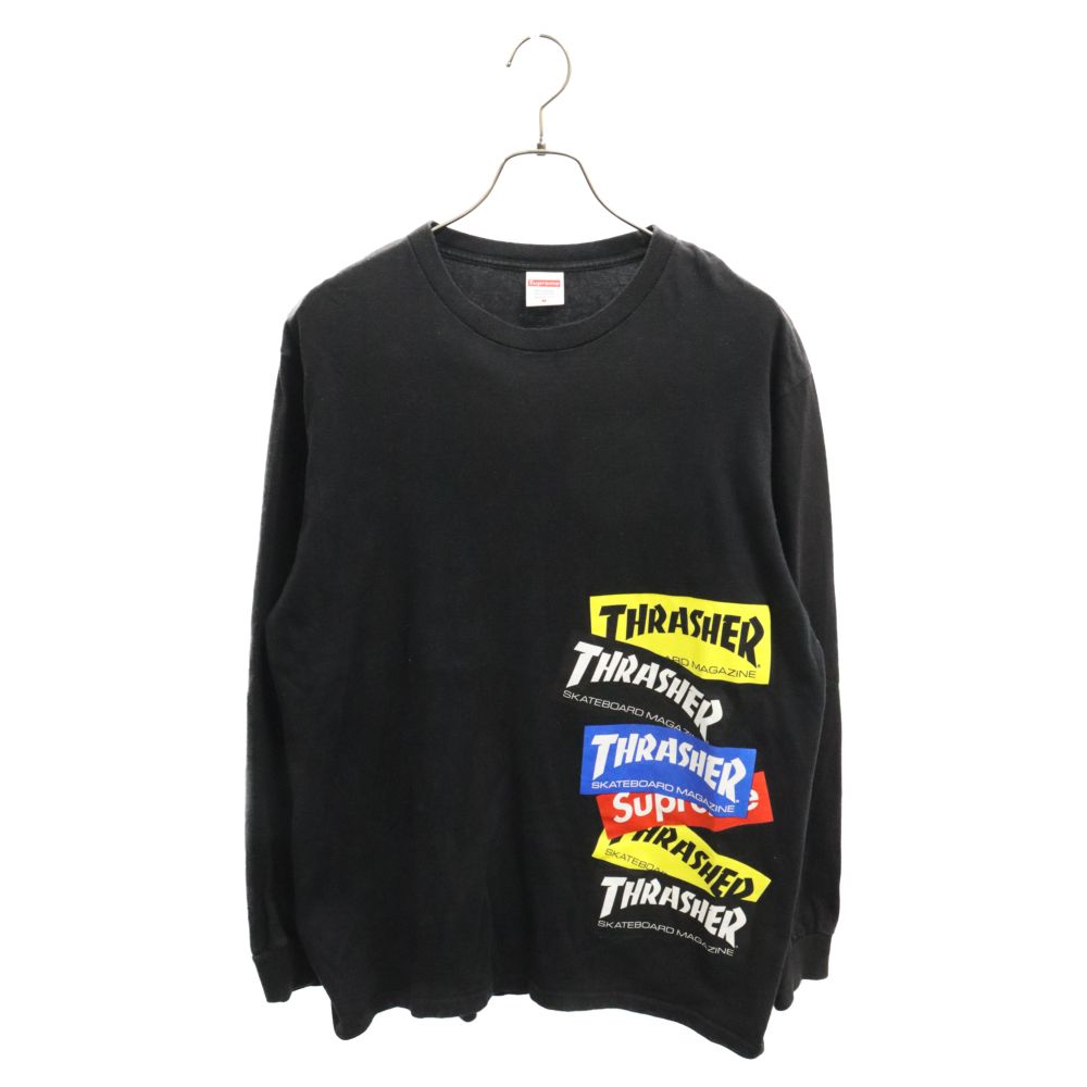SUPREME (シュプリーム) 21AW ×THRASHER Multi Logo L/S Tee 