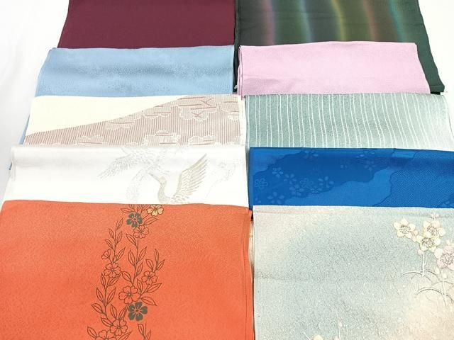 平和屋着物★和装小物　上質な帯揚げ　10枚セット　逸品　CAAM9682xe 平和屋着物☆和装小物 上質な帯揚げ 10枚セット 逸品 CAAM9682xe 平和屋