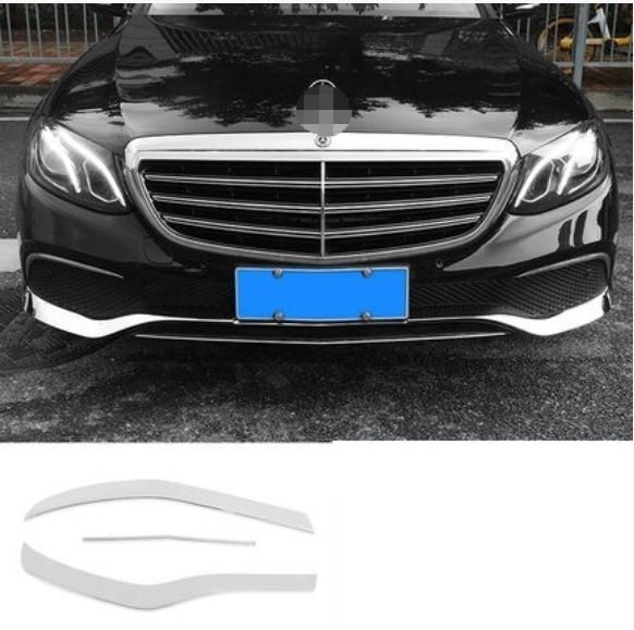 メルセデス ベンツ Eクラス W213 フロント バンパーリップスポイラー ガーニッシュ フレーム 3個