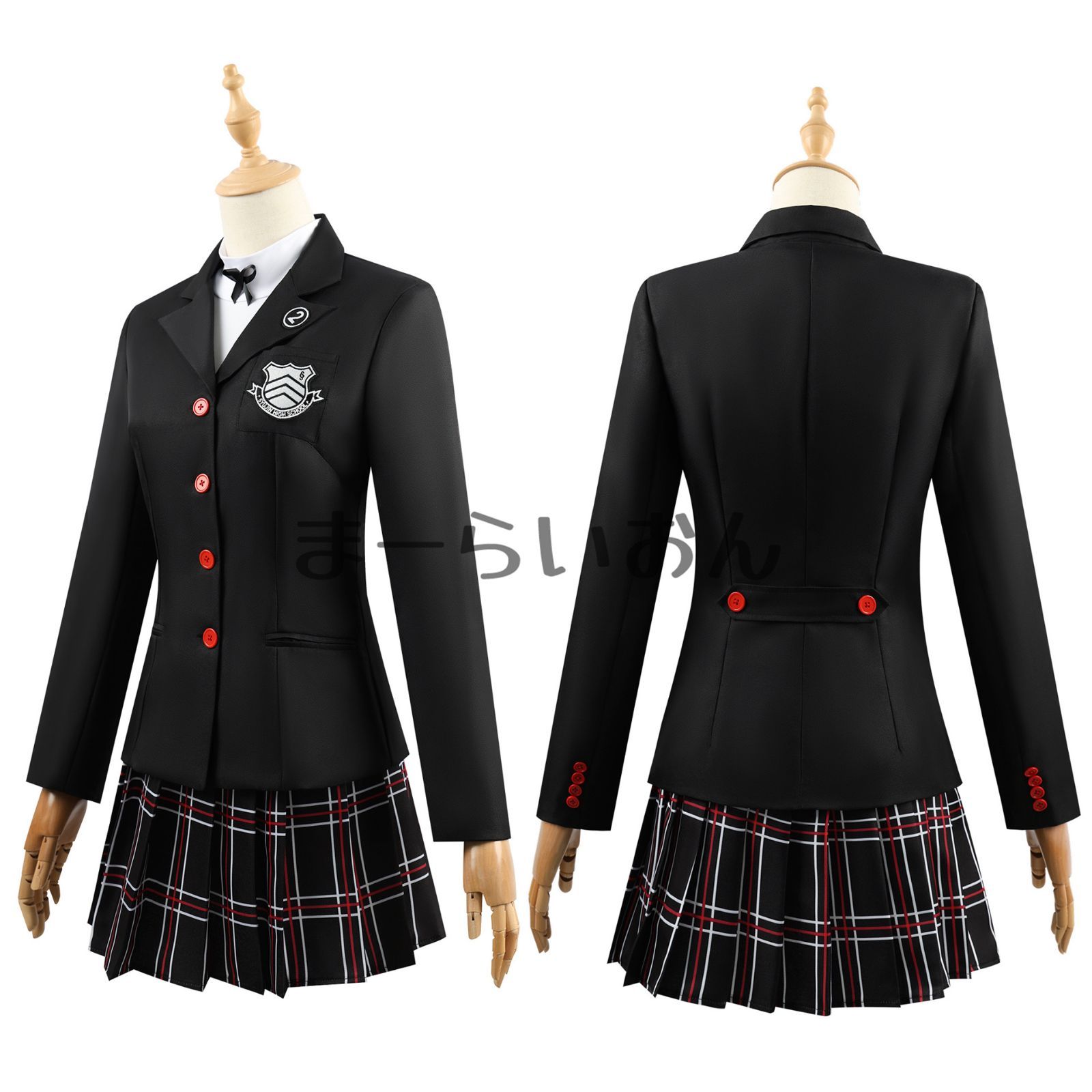 【ペルソナ5】 秀尽学園高校　雨宮蓮　コスプレ　衣装 Amazon.co.jp: ペルソナ5 コスプレ衣装 雨宮蓮 芳澤かすみ