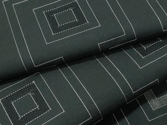 平和屋着物□上質な小紋 幾何学文様 正絹 逸品 AAAM9279zg