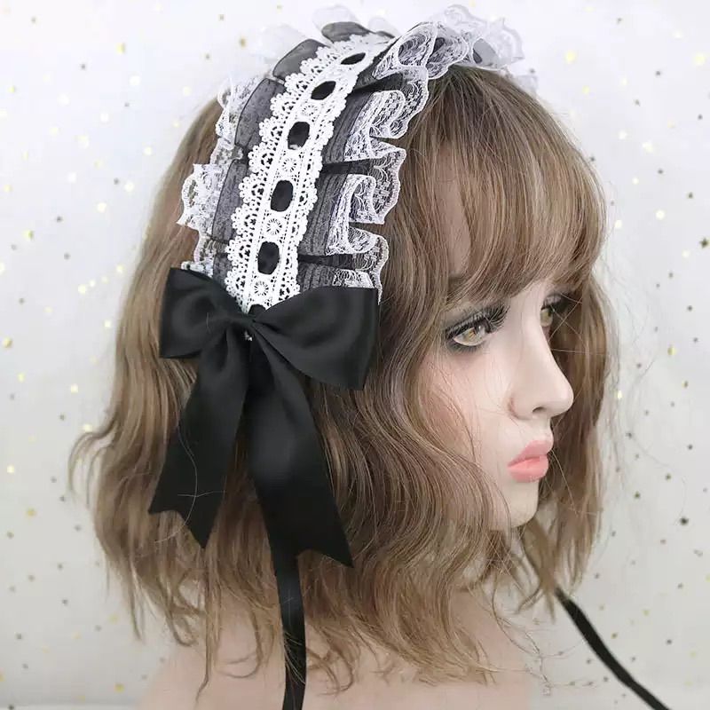 ヘッドドレス ロリィタ ロリータ カチューシャ ヘアバンド