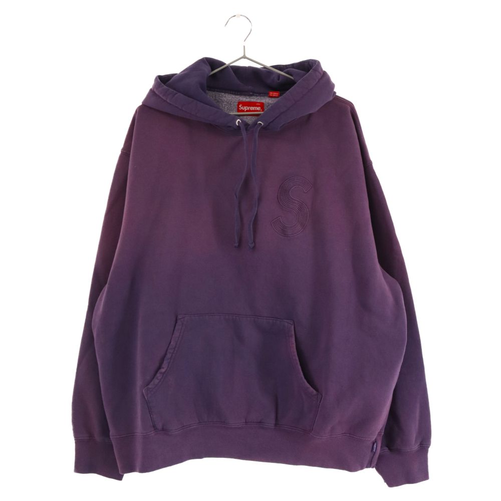 SUPREME (シュプリーム) 23SS Overdyed S Logo Hooded Sweatshirt Sロゴ プルオーバーパーカー パープル  - メルカリ