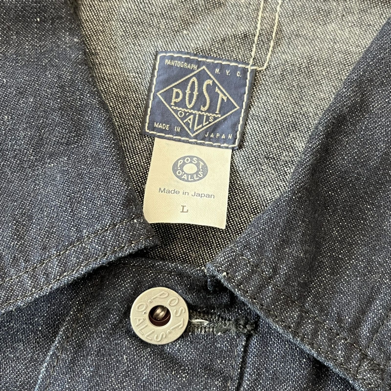 POST OʼALLS ポストオーバーオールズ⚫︎23FW 1204-8D Army