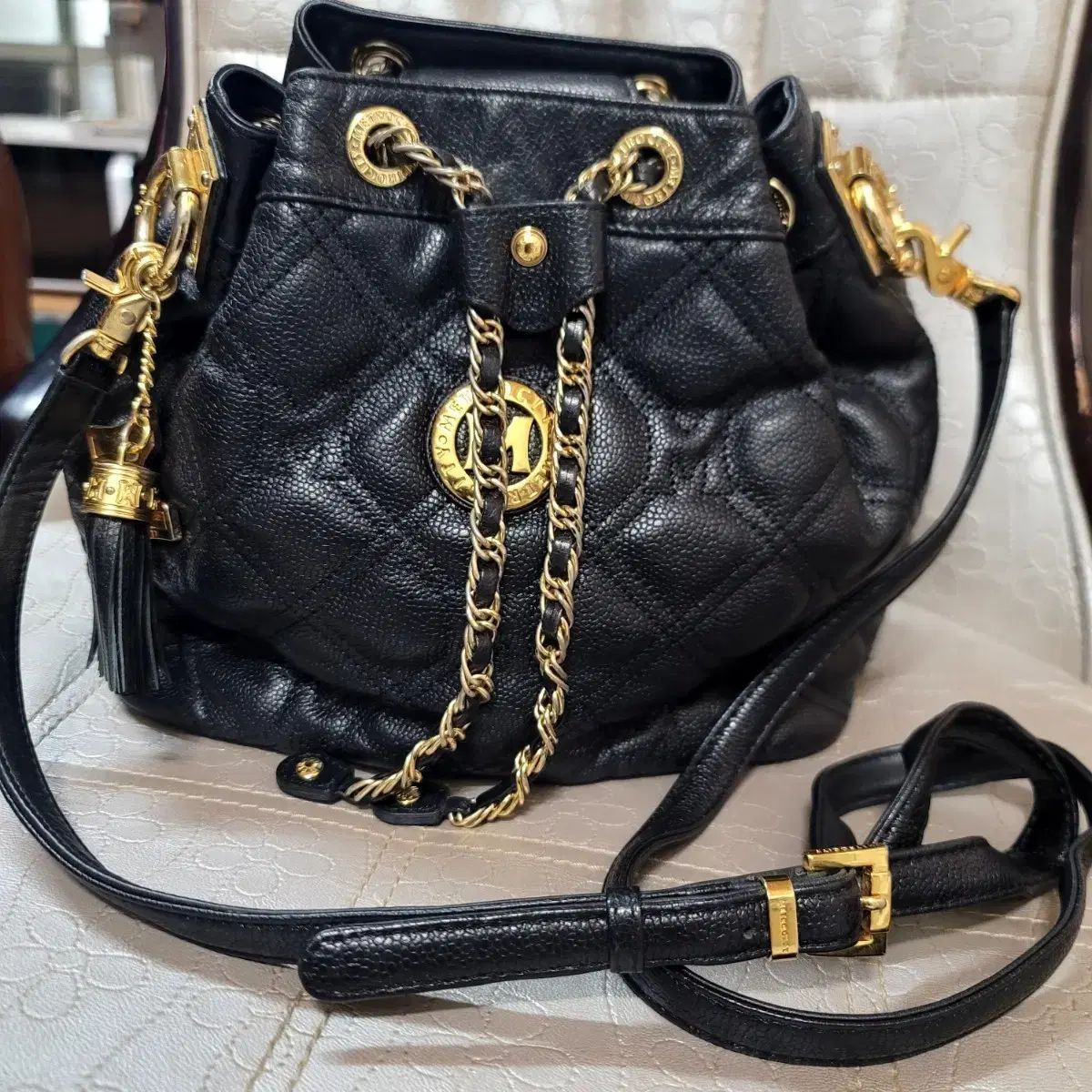 METROCITY メトロシティ キルティング バケットバッグ