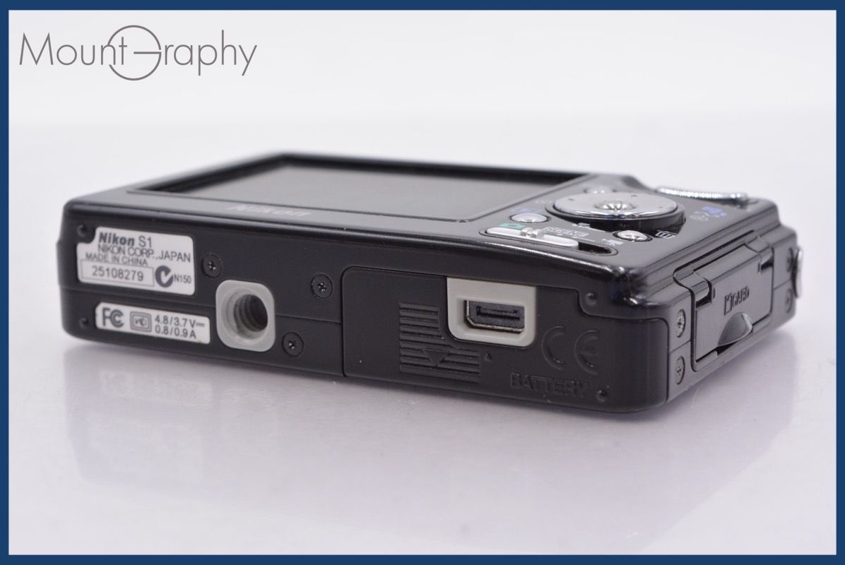 ☆極上美品☆ ニコン Nikon COOLPIX S1 バッテリー付属 ☆完動☆同梱可