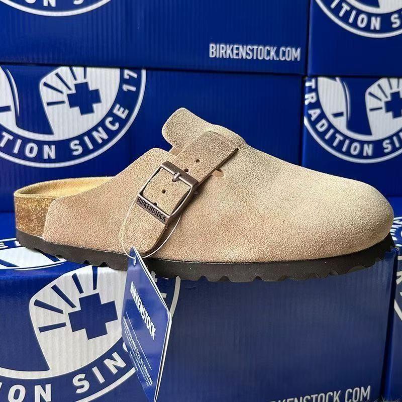 てつ　Birkenstock boston スエード　ラテクリーム Birkenstock Boston Suede - Latte Cream – Kith