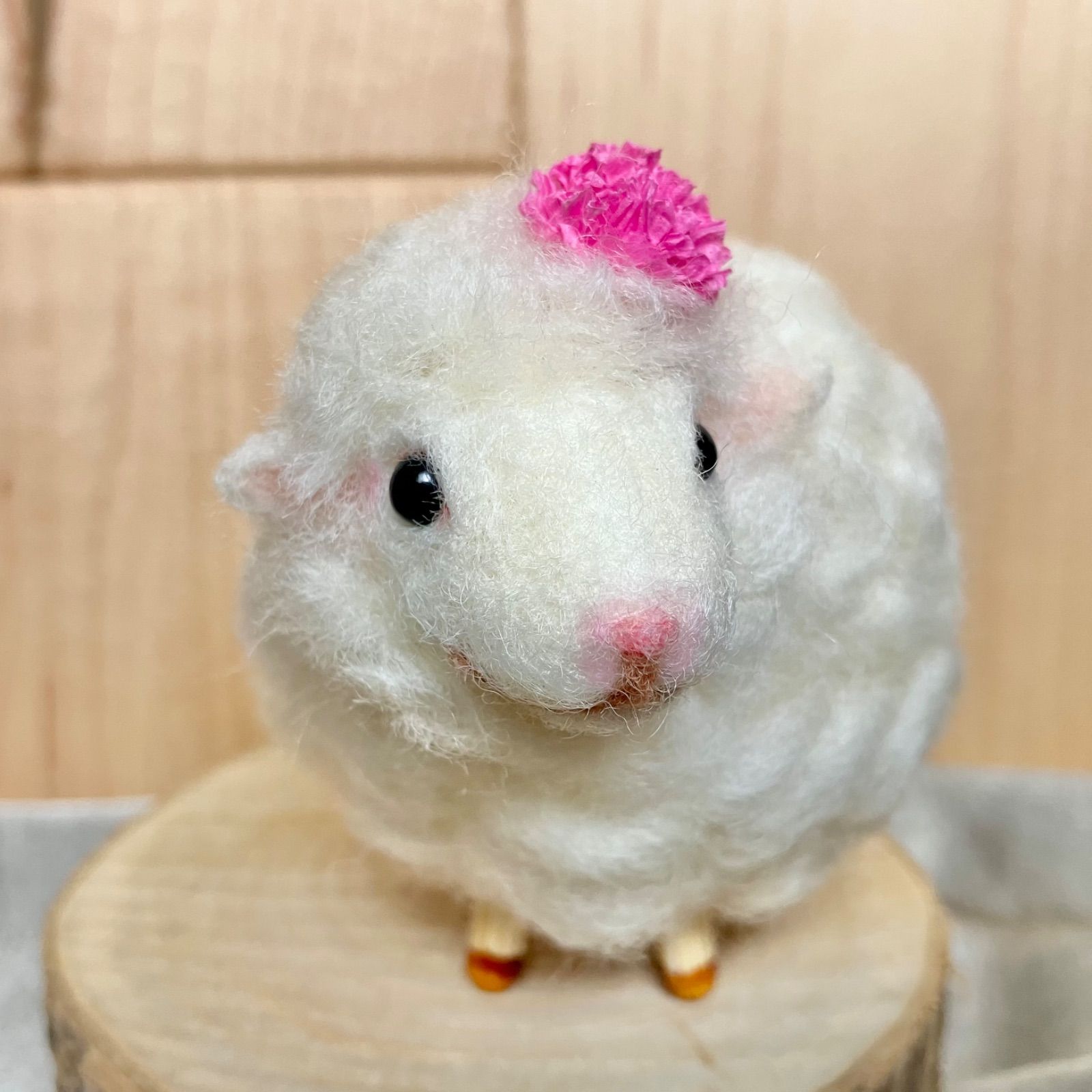 ひつじさん 手乗りサイズ インテリア雑貨 ぬいぐるみ - メルカリ