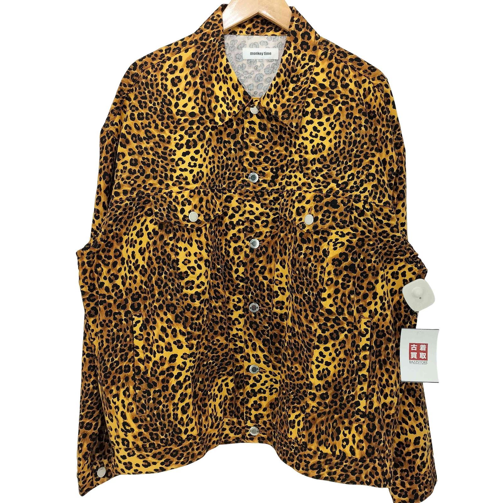 モンキータイム MONKEY TIME 2021SS KATURAGI TRACK JACKET レオパード 