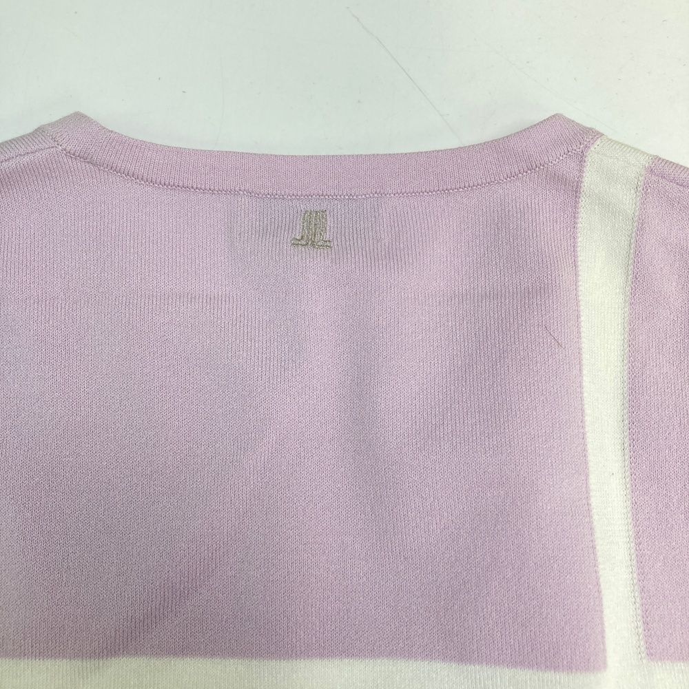 定価38500円【新品】レディース38ランバンスポール リボン付きニット サイズ：38 LANVIN SPORT ランバン スポール ニットベスト