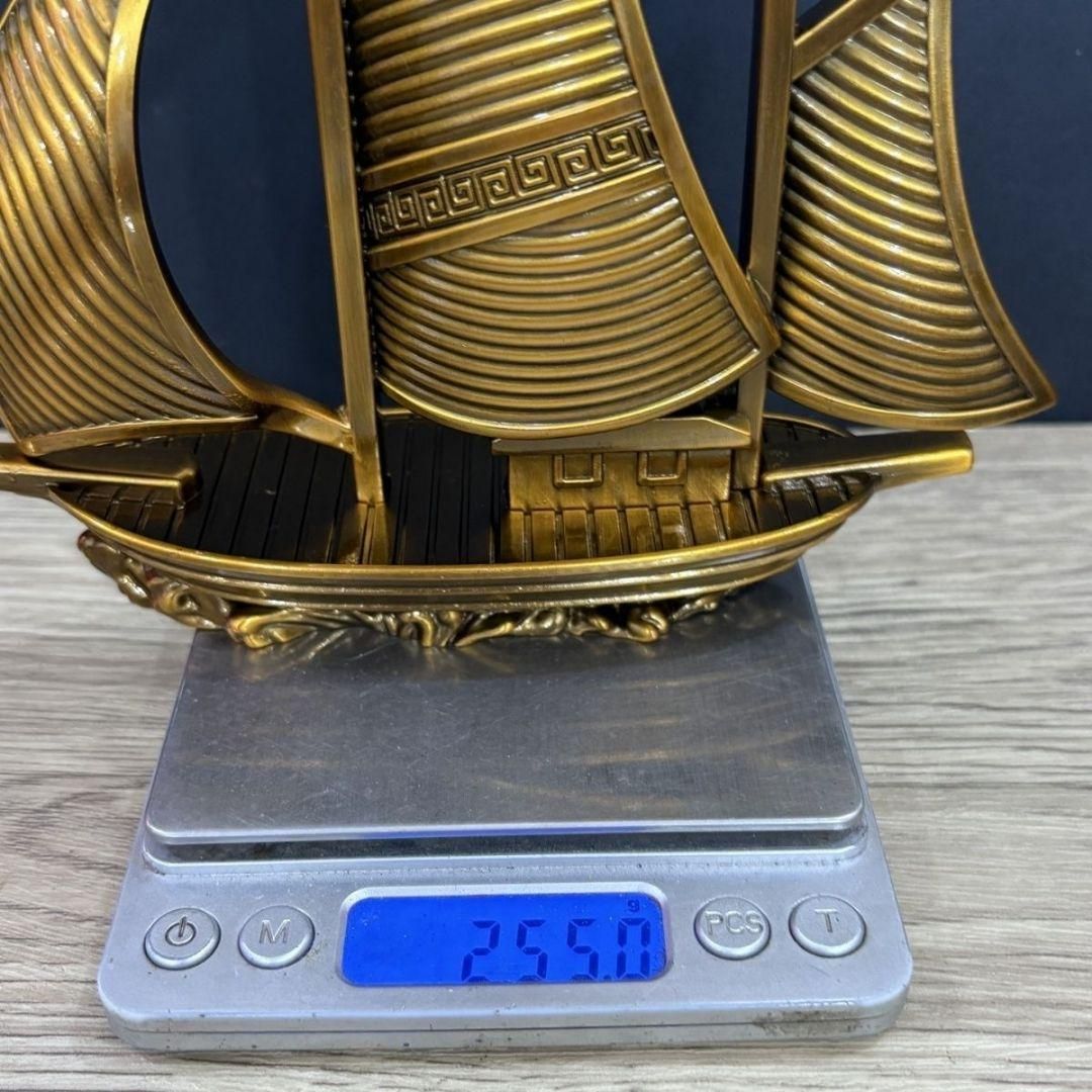 銅器 順風満帆 帆船 客間 事務室 机 装飾品 工芸品 置物 - メルカリ
