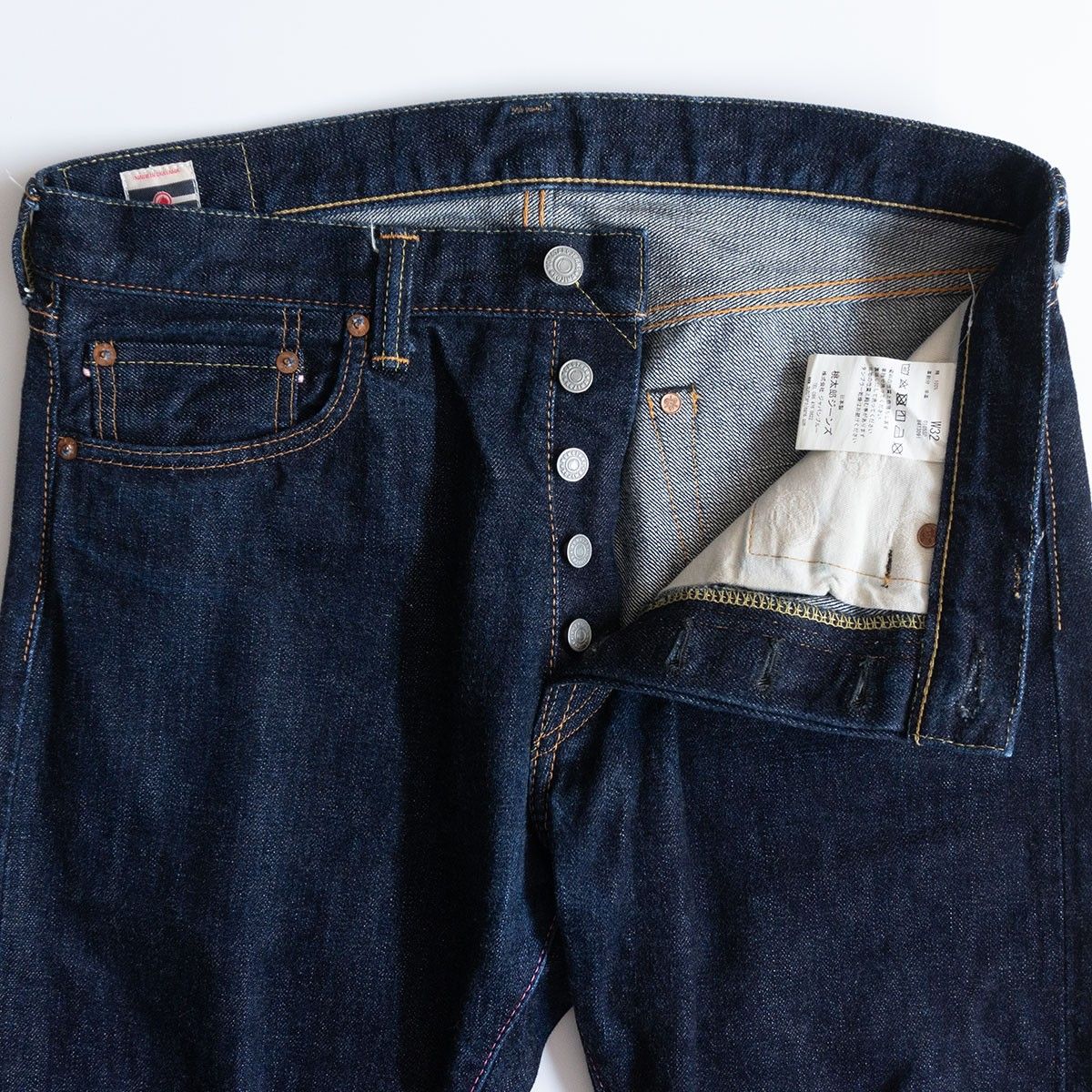 桃太郎JEANS 0105SP 出陣 ナローテーパードボタンフライ サイズ30