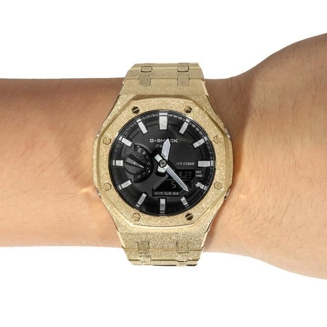 G-SHOCK GA2100 フロステッド カスタム カシオーク ステンレス製