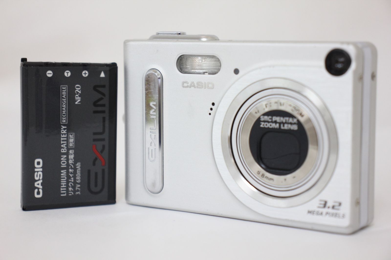 返品保証 カシオ Casio Exilim EX-Z3 3x バッテリー付き コンパクトデジタルカメラ e714