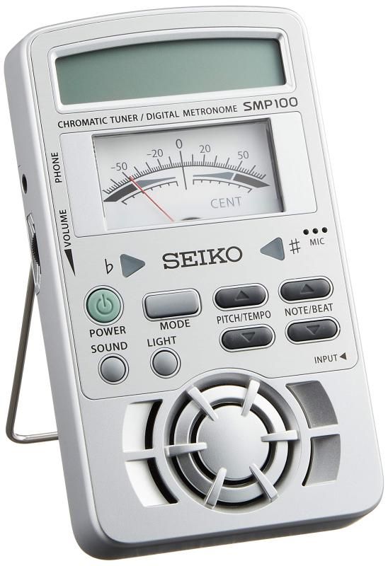 SEIKO セイコー チューナー-amp-メトロノーム アナログメーター搭載 SMP100
