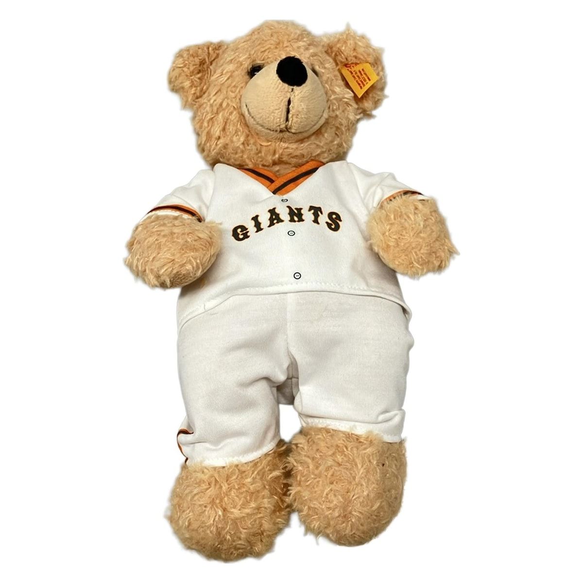 Steiff シュタイフ ぬいぐるみ - ライトブラウン×白 GIANTS 石川モデル 背番号49 コットン