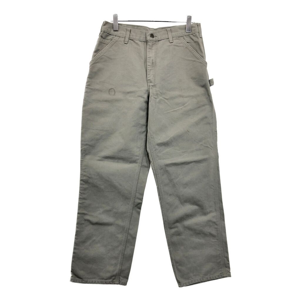 Carhartt カーハート ダック ペインターパンツ ベージュ メンズ W34 L32 古着 V2538